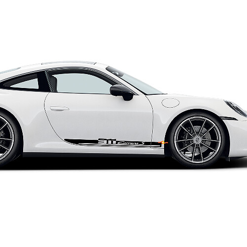 Side Door Stripes Kit for Porsche 911 Carrera S Decal Sticker 1