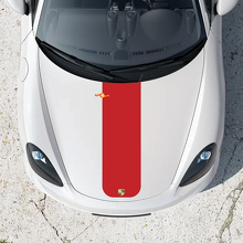 Central Stripe Hood Decal Sticker for Porsche Boxster 718 2