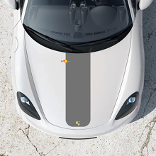 Central Stripe Hood Decal Sticker for Porsche Boxster 718 3