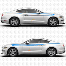 Classic Muscle Car Stripes Side Door Vinyl Decals Stickers for Ford Mustang 2