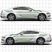 Vintage Racing Blocks Side Door Vinyl Decal Sticker Graphics for Musclecar Musclecarmodel 2