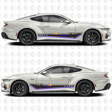 Triple Racing Stripes Side Door Vinyl Decal Sticker Graphics for Musclecar Musclecarmodel 2