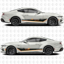 Triple Racing Stripes Side Door Vinyl Decal Sticker Graphics for Musclecar Musclecarmodel 3