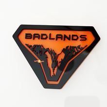 Mountains Badlands Fender Badges Tailgate Emblem 3D Badge 4