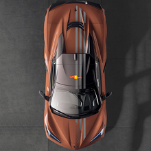 US Flag Stripes Kit Decals Stickers  for Chevrolet Corvette C8 2