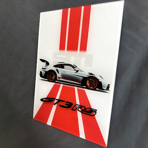 GT3 RS GT3RS Glossy Acrylic Garage Wall Art Panel