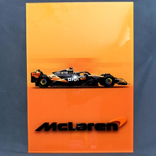 Custom F1 Glossy Acrylic Garage Wall Art Panel McLaren 2