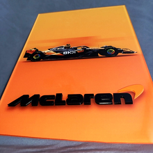 Custom F1 Glossy Acrylic Garage Wall Art Panel McLaren 4