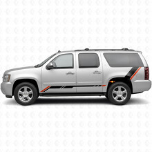 Rising Accent Door & Rear Quarter Vinyl Stripes for Chevrolet Suburban GMT900 2007-2014_2