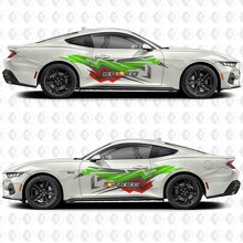 Abstract Speed Art Side Door Vinyl Decal Sticker Graphics for Musclecar Musclecarmodel 2