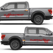 Claw Marks Text Combo Side Doors Vinyl Decal Sticker for Ford F-150 3