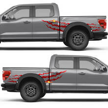 Claw Marks Side Doors Rear Fender Vinyl Decal Sticker for Ford F-150 3