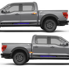 Perfomance Abstract Line Rocker Panel Vinyl Decal Sticker for Ford F-150 2