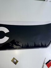 Colorado Mountains Hood Decal Sticker for Ford Bronco 3