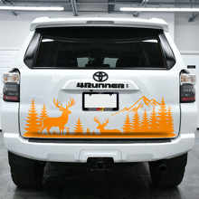 Rear Mountains Forest Deer Vinyl Decals Stickers for Toyota 4Runner 2