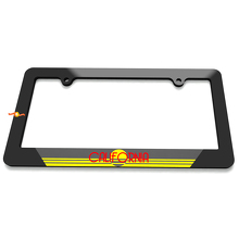 California State Black Grey Acrylic License Plate Frame style 2 2