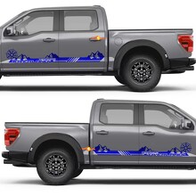 Overland Expedition Stripe Side Door Vinyl Decal Sticker for Musclecar truck 2