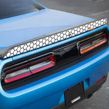  Honeycombs Graphic Spoiler Vinyl Decal Sticker for Dodge Challenger 3
