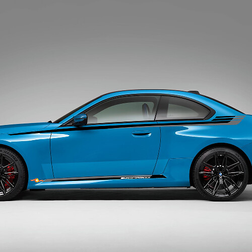 Side Two colors M Performance Decals vinyl sticker for BMW M2 G87 1