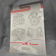 Custom LS1 Engine Glossy Acrylic Garage Wall Art Panel  2