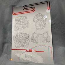 Custom LS1 Engine Glossy Acrylic Garage Wall Art Panel  2