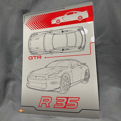 Custom R35 Glossy Acrylic Garage Wall Art Panel for Nissan R35 fans