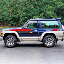 Coloring Blocks Stripe Safari Side Doors and Fenders Vinyl Decal Sticker For Nissan Patrol  2