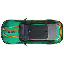 M Performance Hood Trunk Stripes Vinyl Decal 2 for BMW M3 G80  3