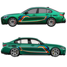 M Performance G80 Racing Graphic Stripes Doors Vinyl Decal for BMW M3 G80  2