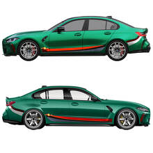M Performance G80 Entire Side Stripes Vinyl Decal for BMW M3 G80  2