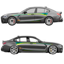 M Performance Side Doors Stripes Vinyl Decal for BMW M3 G80 2