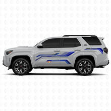 Techno Style Side Stripes Vinyl Stickers Decal For Toyota 4Runner 3