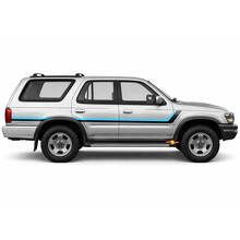 Heritage Style Twin Stripes Side Vinyl Stickers Decal For Toyota 4Runner 1989-1995 3