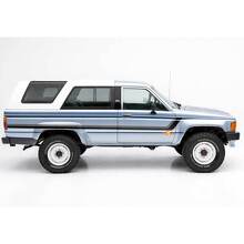 Heritage Style Twin Stripes Side Vinyl Stickers Decal For Toyota 4Runner 1984-1989 2