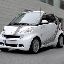 Racing Stripes Hood Side Vinyl Decal Sticker Kit For Smart  2