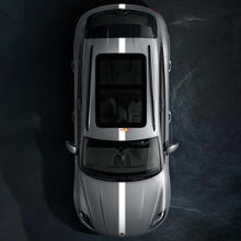 Thin Racing Strip Hood Roof Trunk Vinyl Decal Kit For Porsche Macan 2
