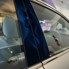 Galactic Wolf Style Pillar Doors Vinyl Decal Sticker 2