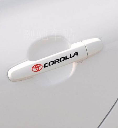 Corolla Logo Door Vinyl Decal Sticker for Toyota Corolla