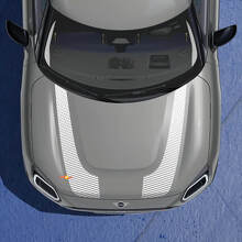 Twin Racing Side Hood Stripes Decal Sticker for Mini Cooper Countryman 2