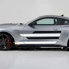 Smooth Sharp Stripes Threshold Doors Vinyl Decal for Ford Mustang Shelby Super Snake 3