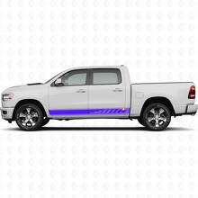 Perforated Stripes Door Side Vinyl Sticker Decal Graphic for Dodge Ram 1500 2019-2024 3