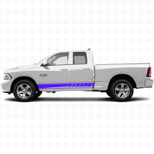 Perforated Stripes Door Side Vinyl Sticker Decal Graphic for Dodge Ram 1500 2011-2018 3