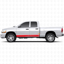 Perforated Stripes Door Side Vinyl Sticker Decal Graphic for Dodge Ram 1500 2002-2008 3