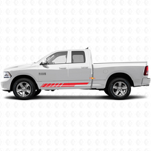 Checkered Stripes Rocker Panel Door Side Vinyl Sticker Decal Graphic for Dodge Ram 1500 2011-2018 3