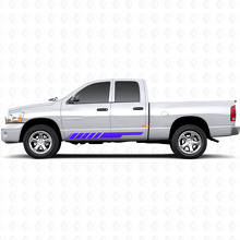 Checkered Stripes Rocker Panel Door Side Vinyl Sticker Decal Graphic for Dodge Ram 1500 2002-2008 2