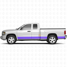 Straight Lines Rocker Panel Side Vinyl Sticker Decal for Dodge Dakota 2005-2011 2