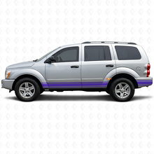 Straight Lines Rocker Panel Side Vinyl Sticker Decal for Dodge Durango 2004-2009 2