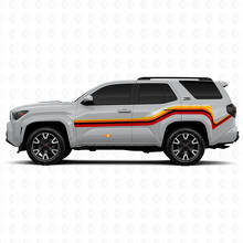 Crooked Lines Side Vinyl Stickers Decal For Toyota 4Runner  3