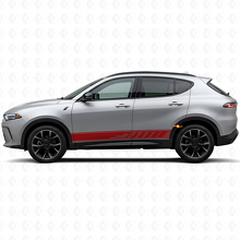 Perforated Stripes Rocker Panel Vinyl Sticker Decal for Dodge Hornet 2023+ 3