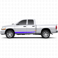 Decorated Stripes Rocker Panel Vinyl Sticker Decal For Dodge Ram 1500 2002-2008 2
